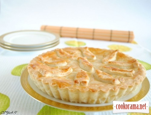 пиріг з плавленими сирками