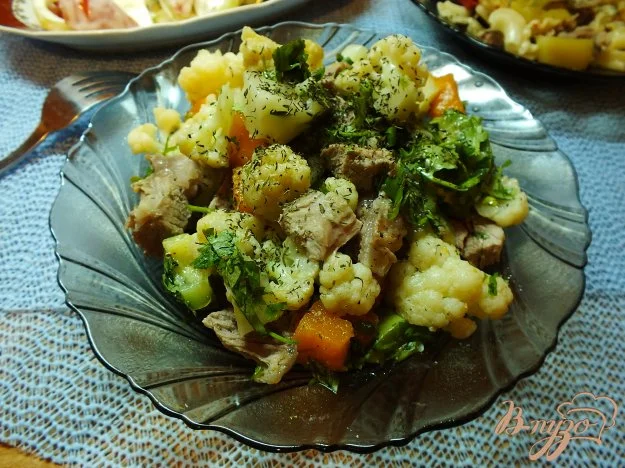 м'ясний салат з вареними овочами. як приготувати з фото