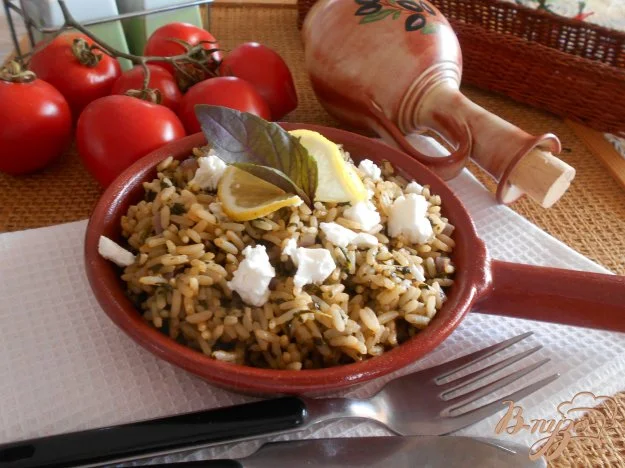спанакоризо - рис зі шпинатом по-грецьки. як приготувати з фото