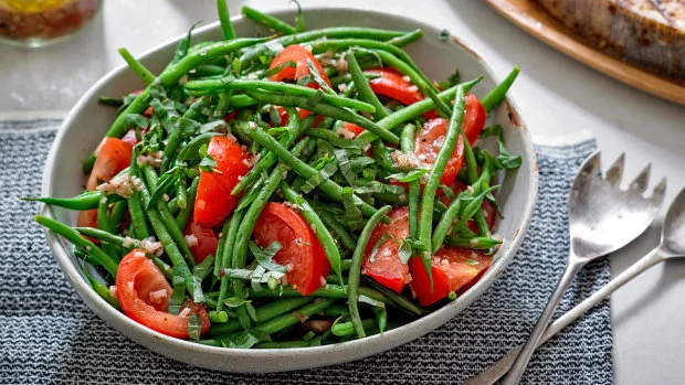 рецепт свіжого салату з зеленими бобами