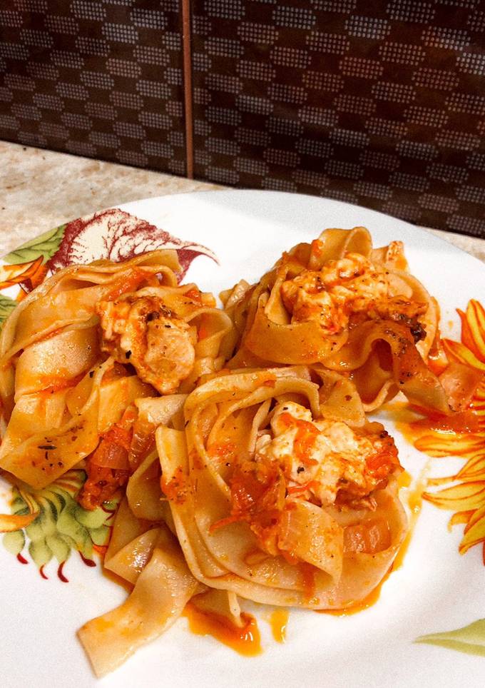 Гнізда з курячим філе 🍝