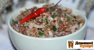 Гречана каша з овочами