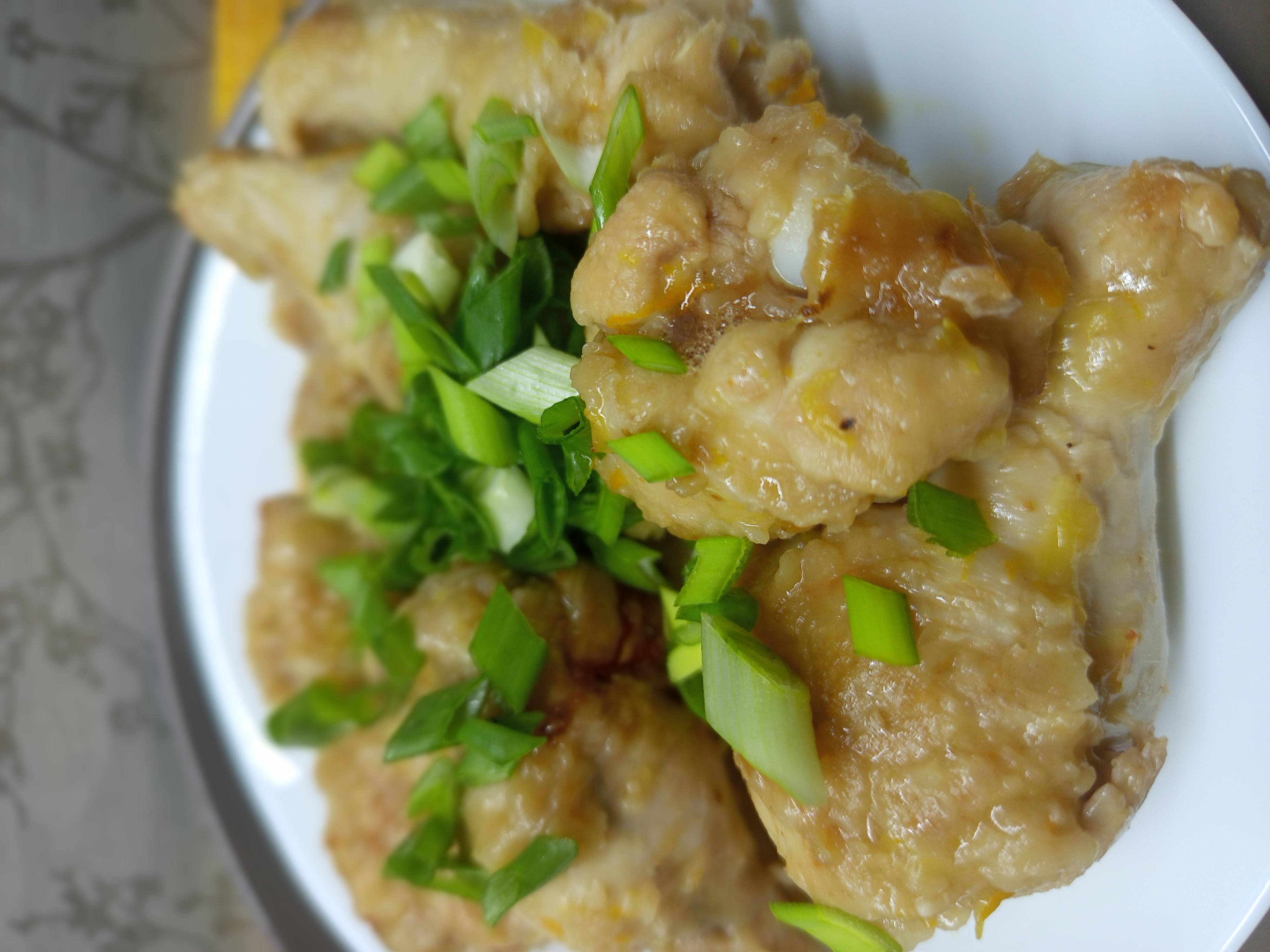 Курка в апельсиново-імбирному соусі