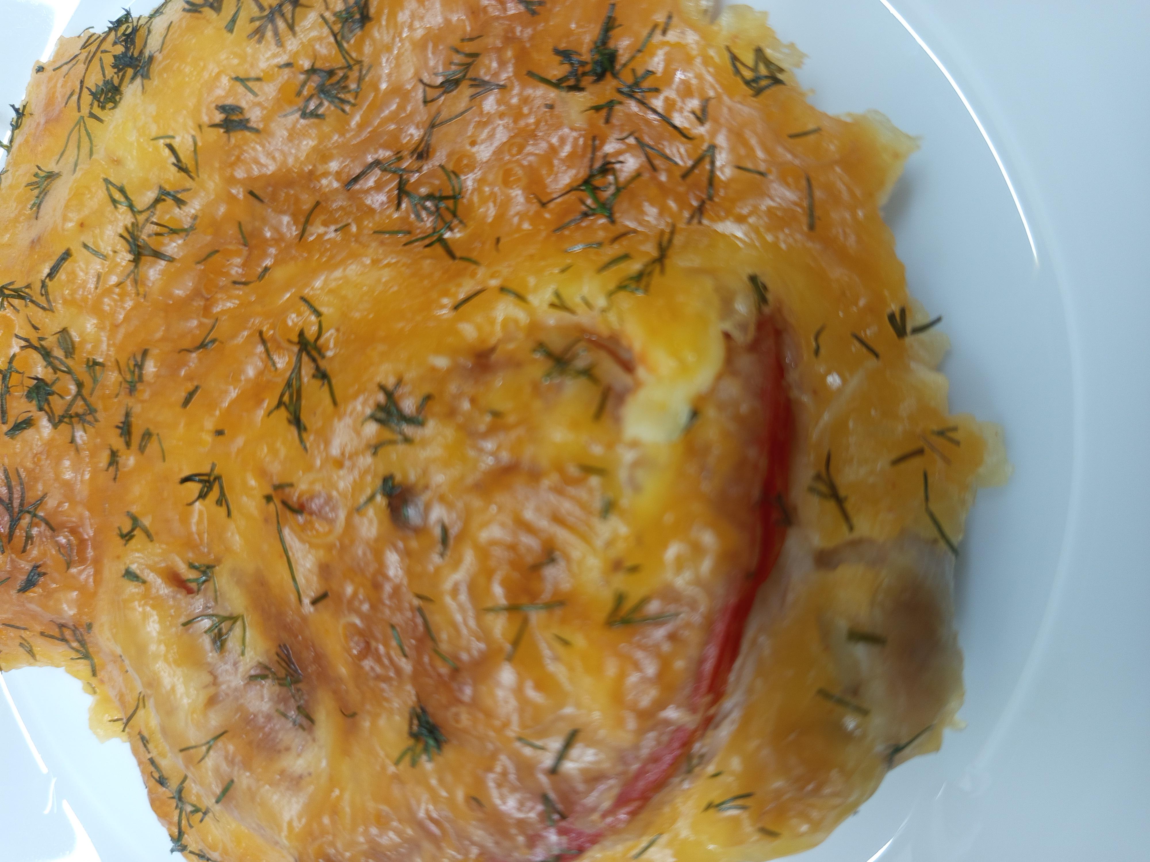 Курячі відбивні з сирною шапочкою