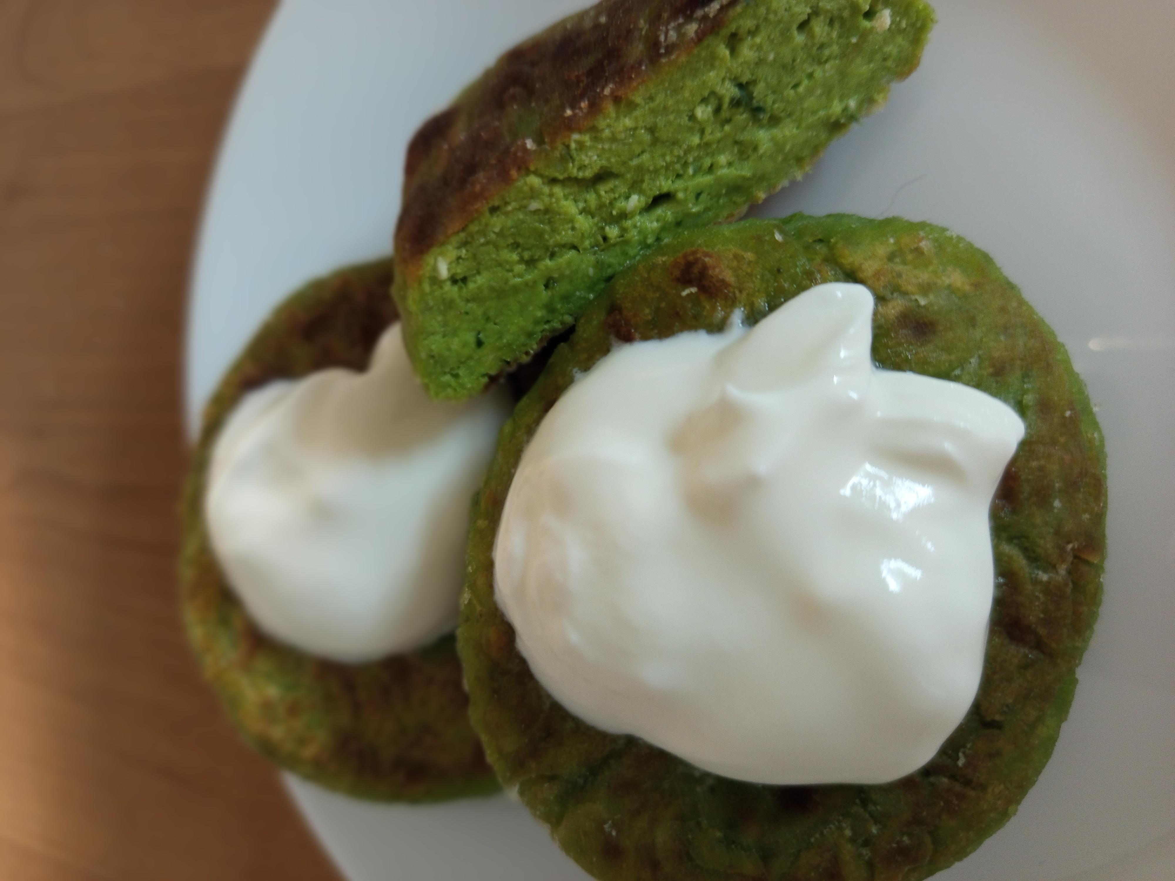 Сирники зі шпинатом