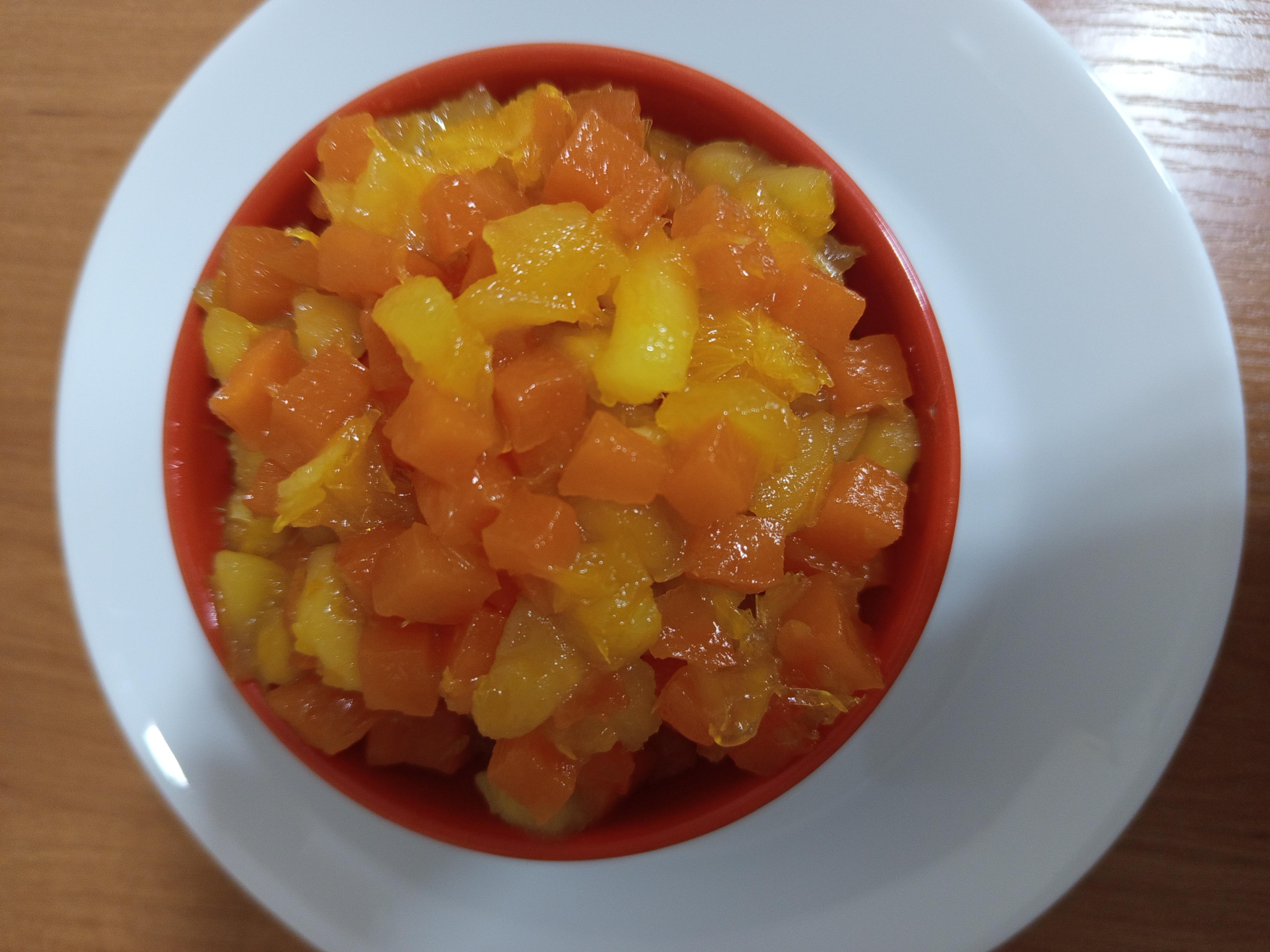 Яблучно-цитрусова начинка з гарбузом