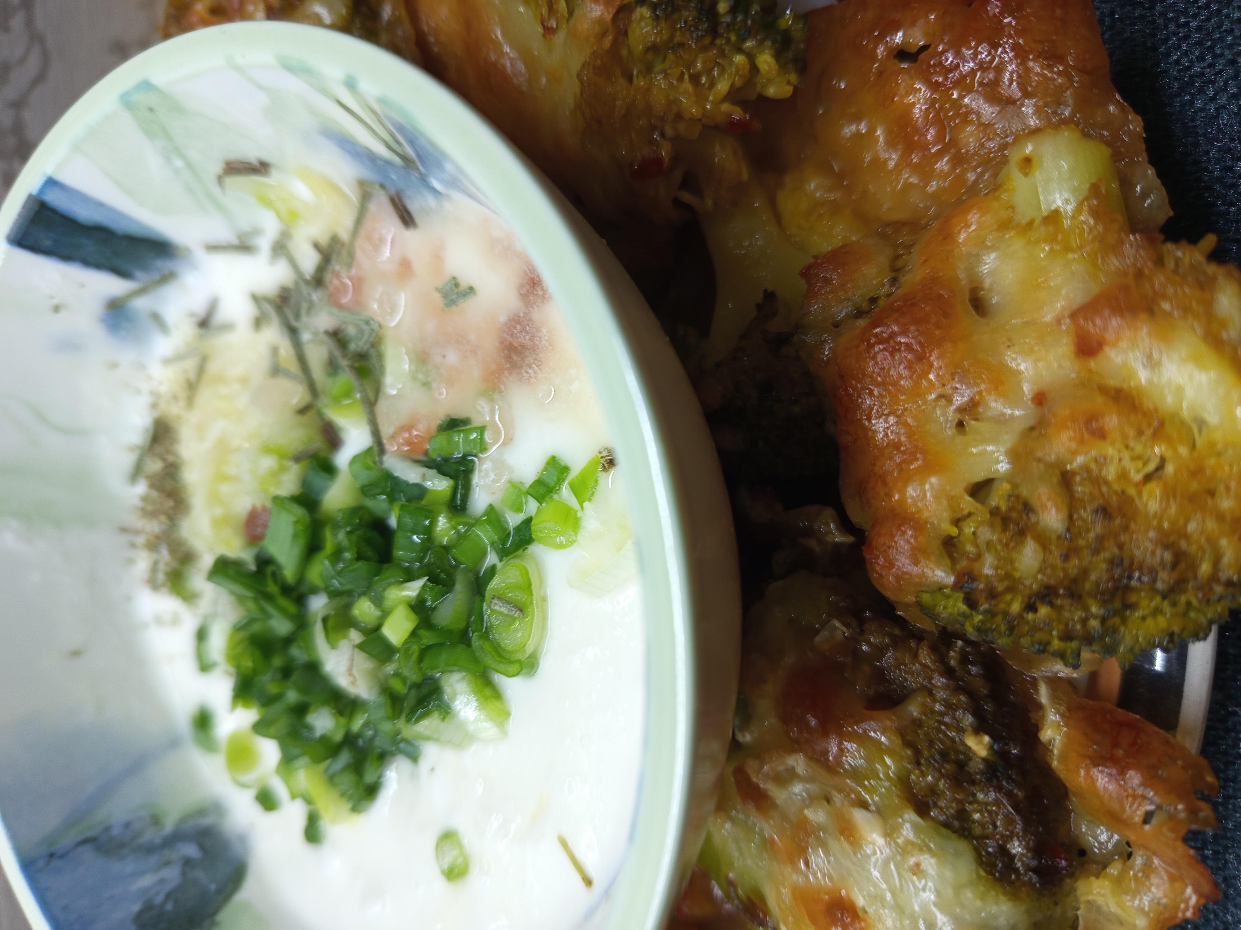 Сирні талери з броколі