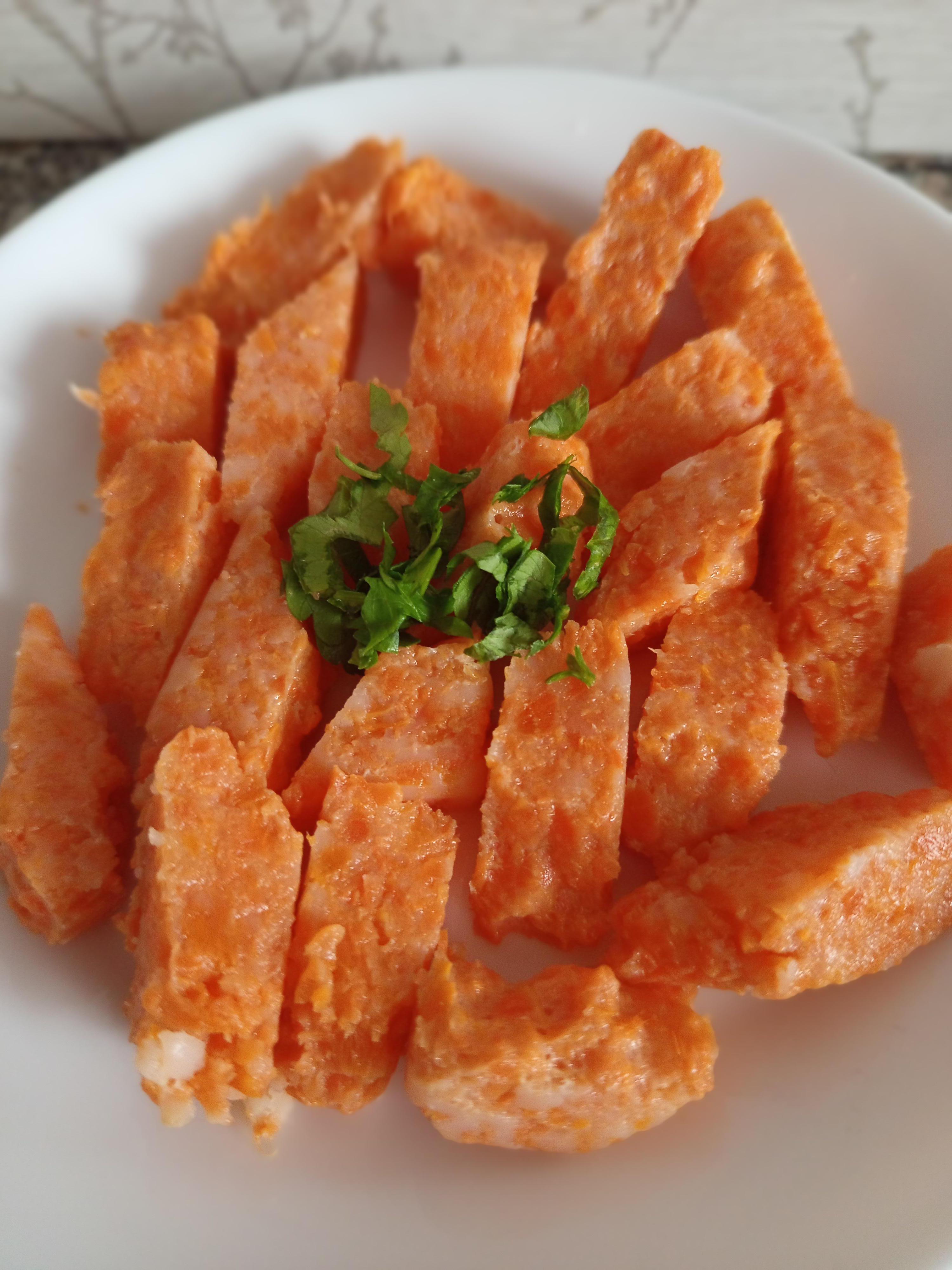 Морквяне суфле на пару