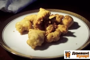 Куряча печінка в клярі