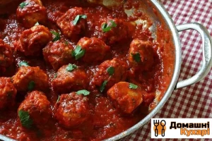 Курячі кульки в соусі