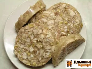 Курячий холодець в пляшці