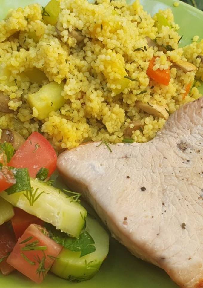Кускус з овочами