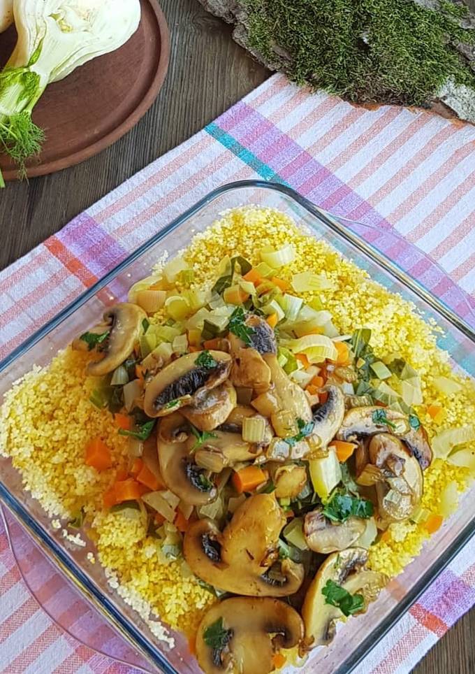 Кускус з овочами