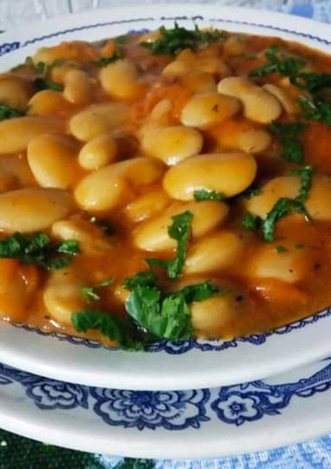 Квасоля з овочами