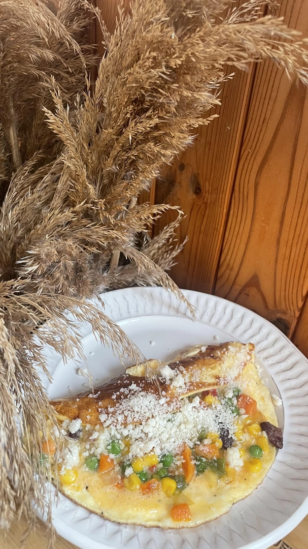 Омлет з овочами