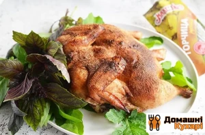 Кращий рецепт запеченої курки в гірчичному маринаді