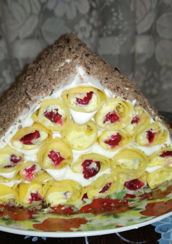 Млинцевий торт "Монастирська хата"