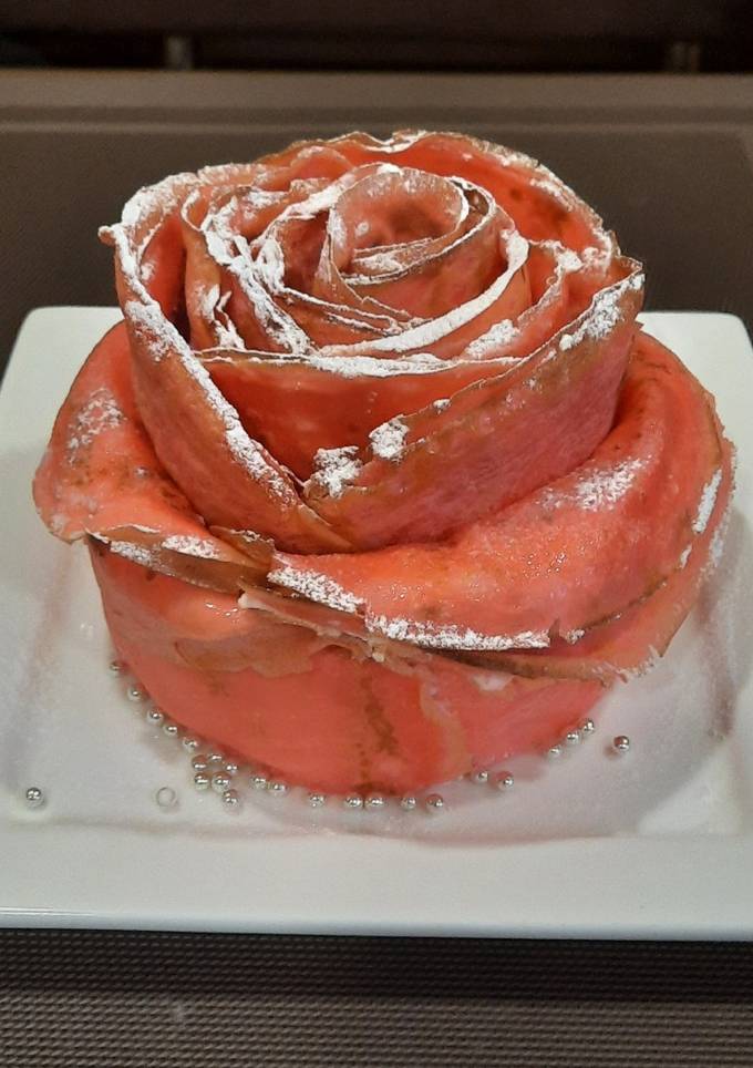 Млинцевий тортик "Троянда" 🌹