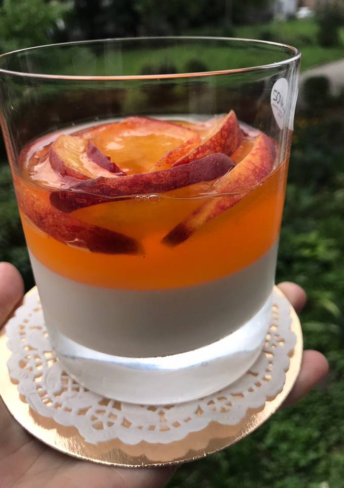 Молочний десерт з желе