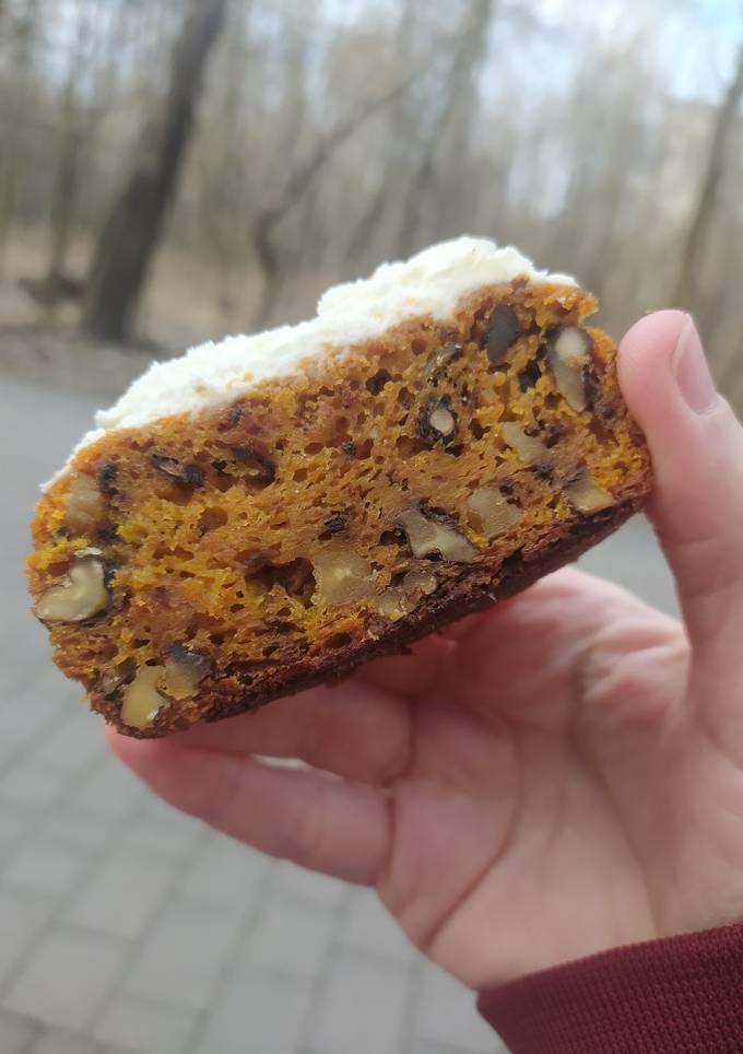 Морквяні кекси з горіхами