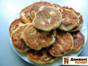 Оладки з манної каші