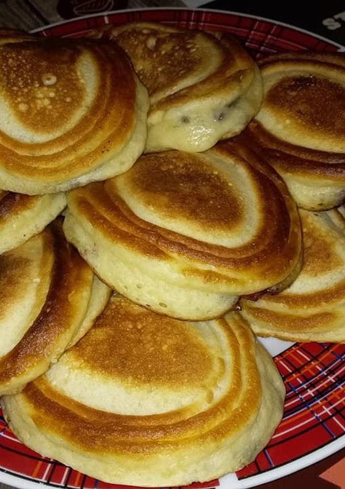 Оладки з вишнями