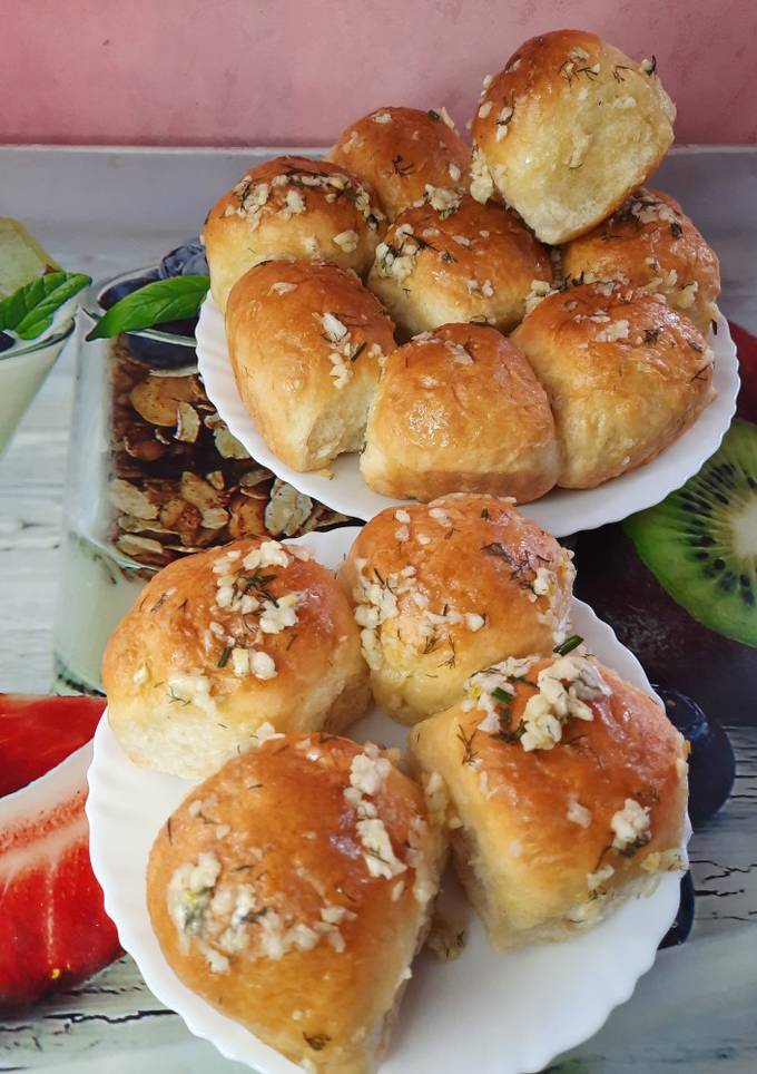 Пампушки з часником