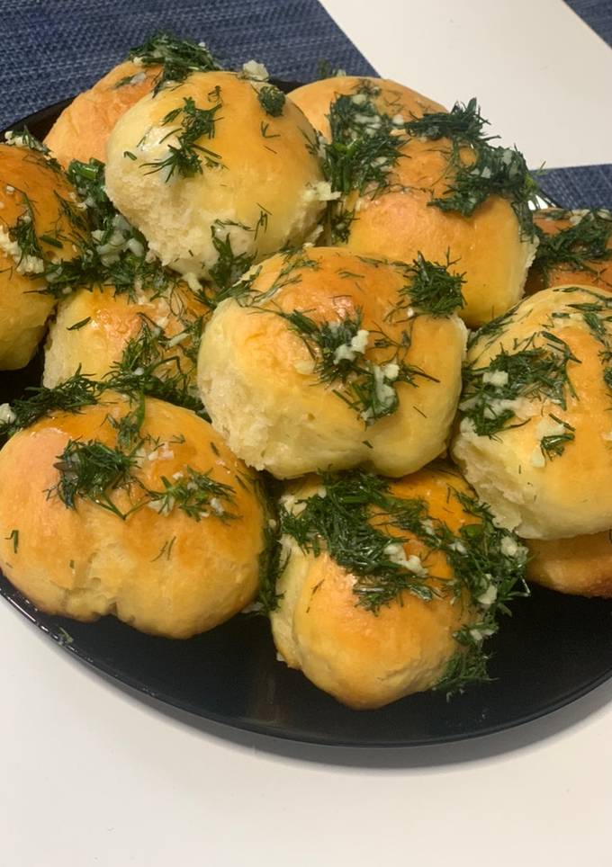Пампушки з часником 🧄 на кефірі