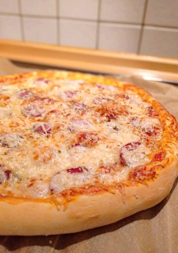 Піца з ідеальним тонким тістом 🍕