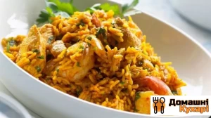 Плов з куркою в мультиварці