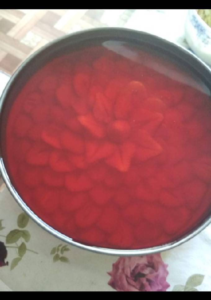 Полуничний чізкейк
