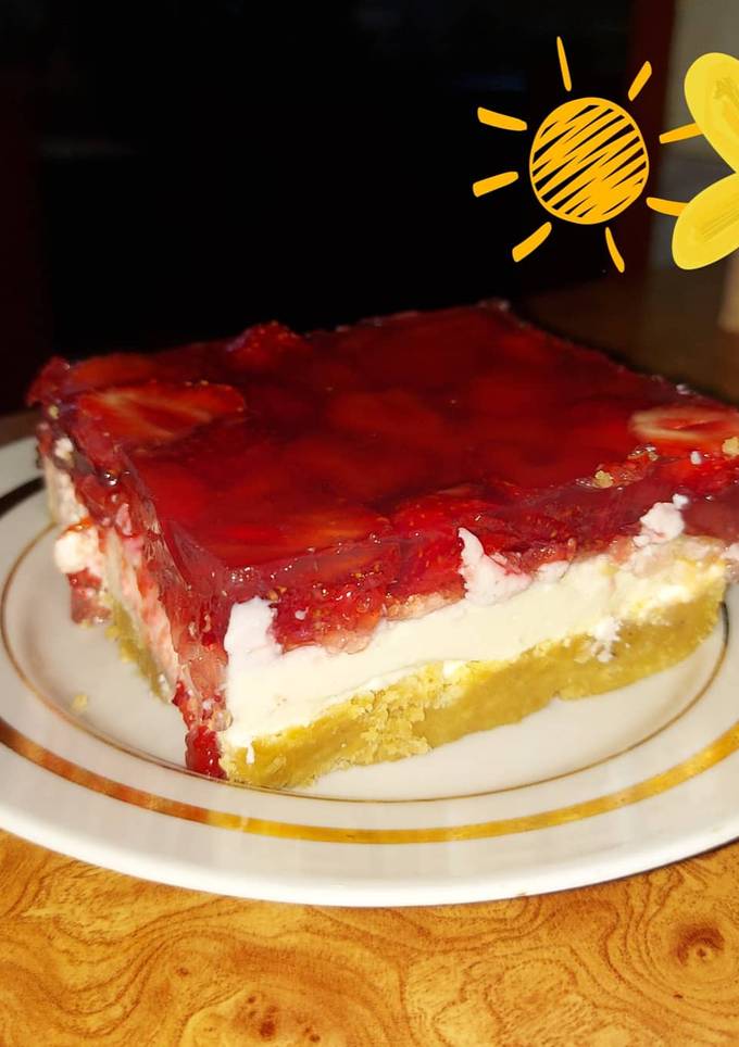 Полуничний чізкейк 🍓