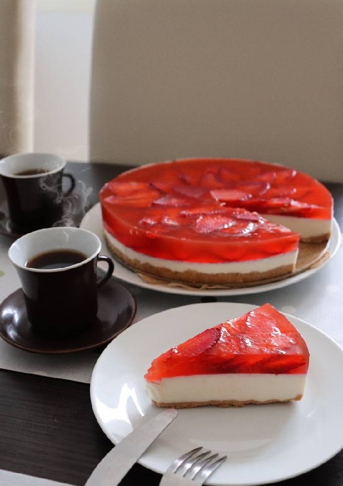 Полуничний чізкейк🍓