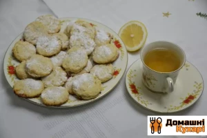 Пісне лимонне печиво