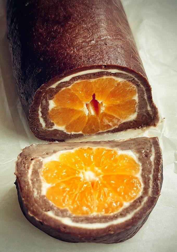 Рулет з мандаринами🍊