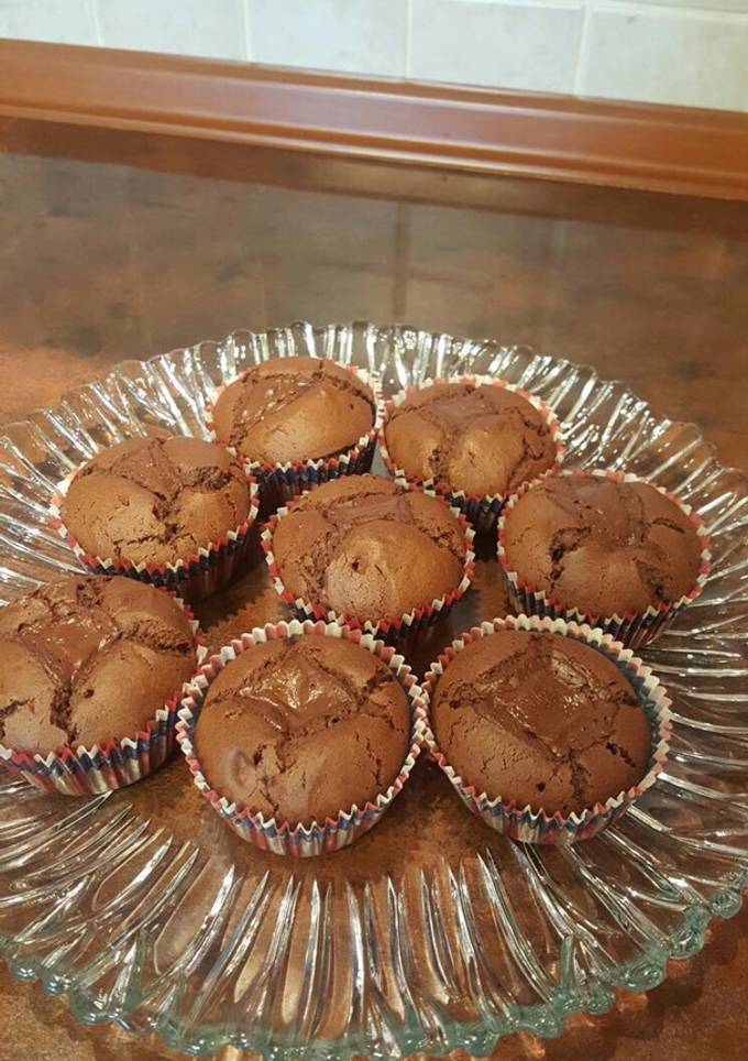 Шоколадні мафіни з кусочками шоколаду