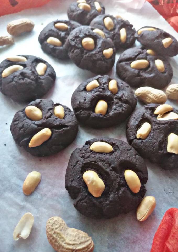 Шоколадне печиво з арахісом 🥜