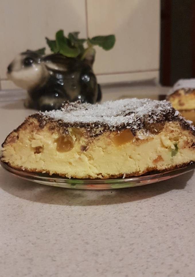 Сирна запіканка з ізюмом та цукатами 😘😍❤