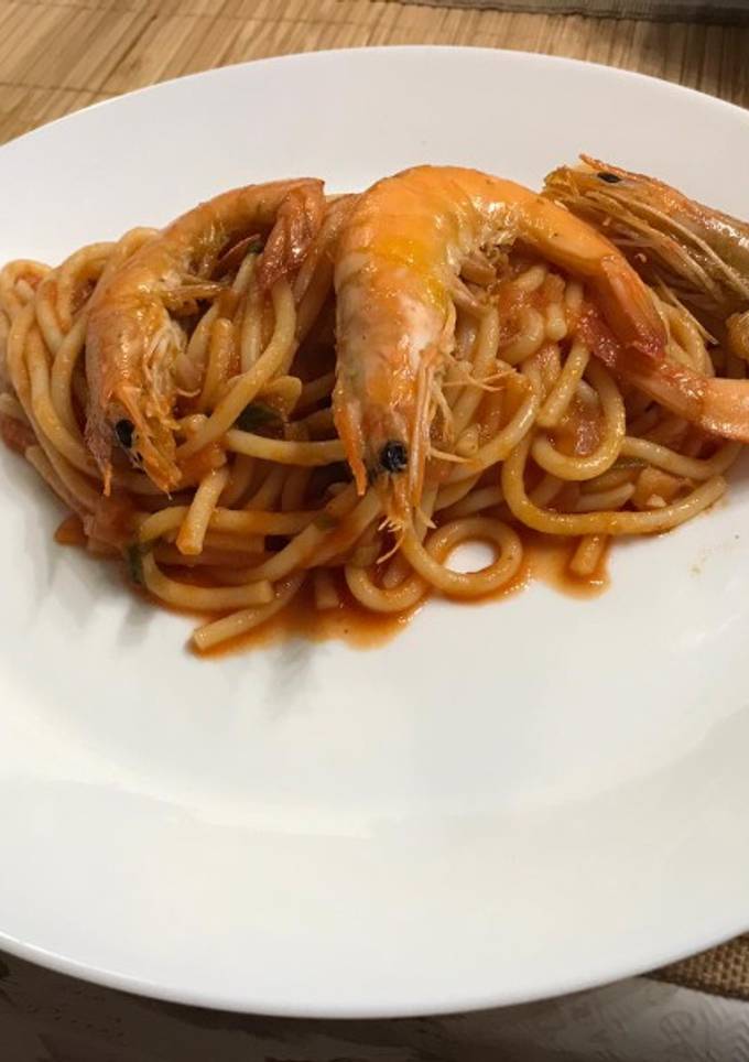 Спагетті з креветками (Spaghetti Gamberetti) 🇮🇹
