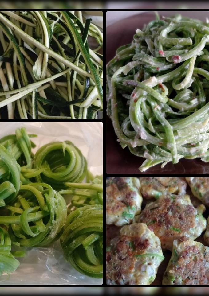 Спагетті з цукіні або кабачків. Заготовки на зиму 🥒