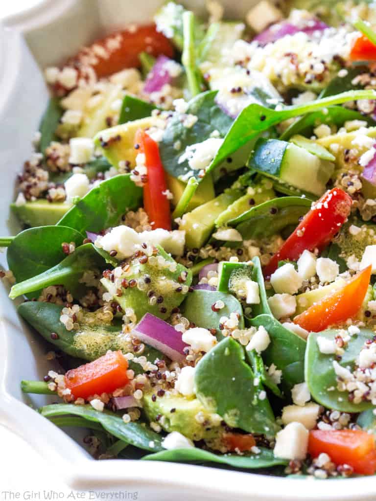 spinach quinoa salad