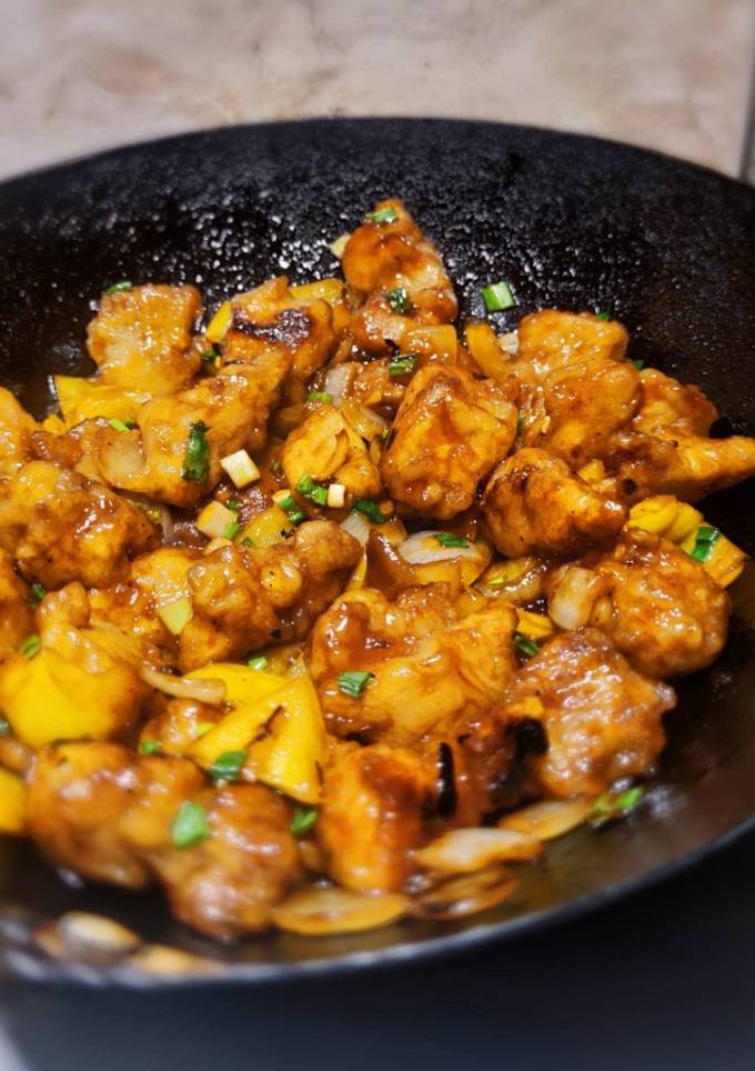 🍛Свинина у кисло-солодкому соусі