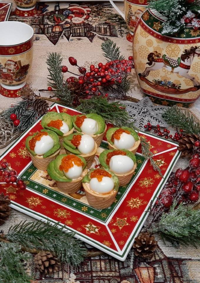 Тарталетки з авокадо