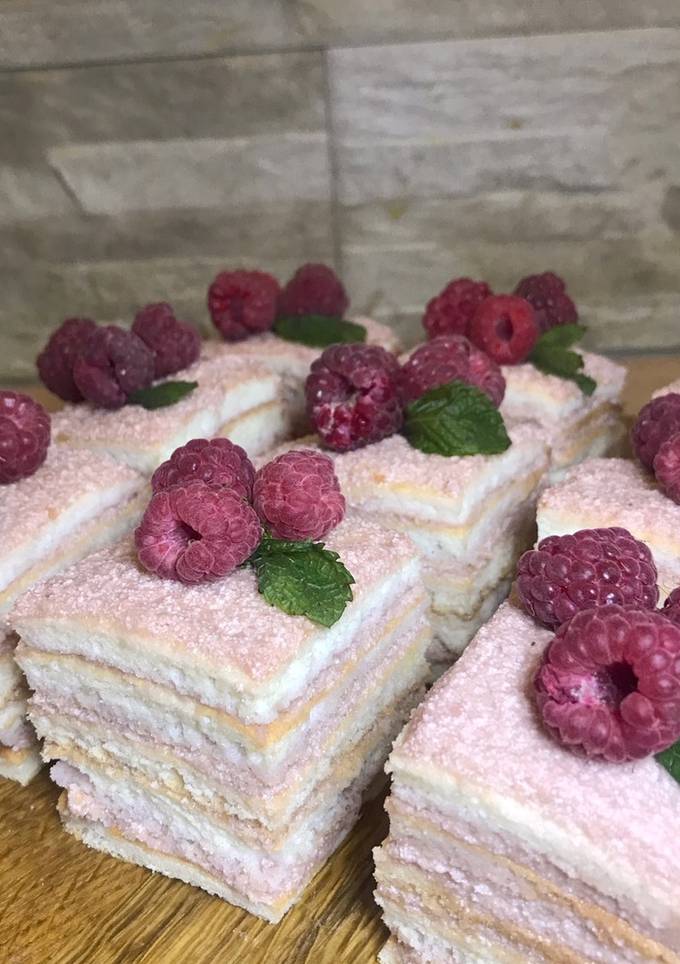 Тістечко «Малинова насолода»🍰