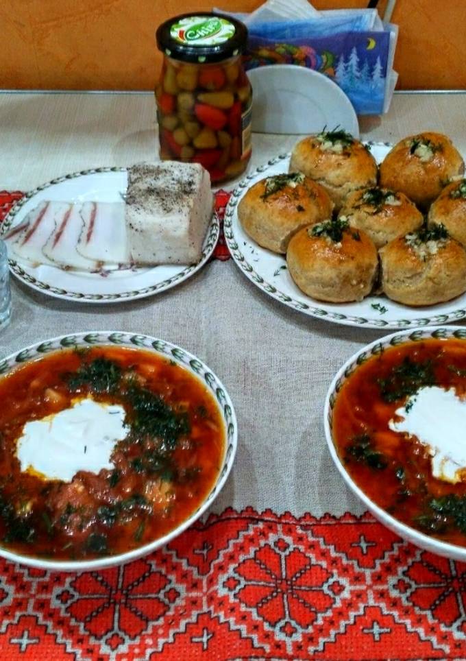 Український борщ (Полтавський)