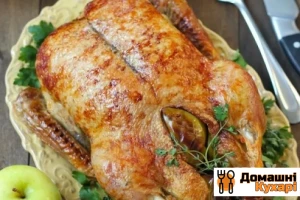 Качка з медом в духовці