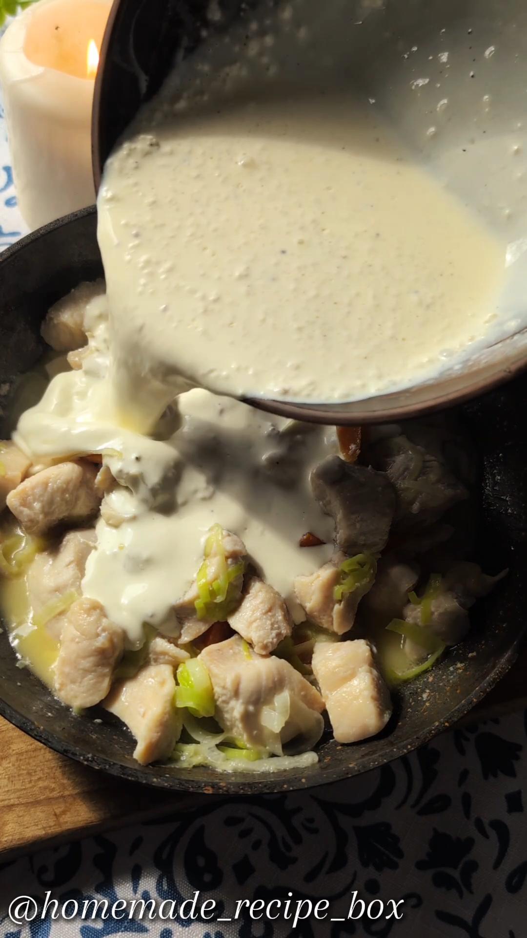 Вершковий Бланкет із куркою