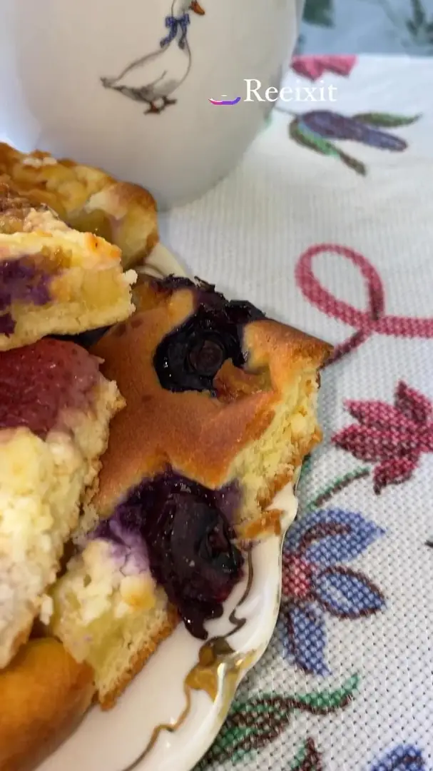 🍓🥯🍑Лінива ватрушка з ягодами