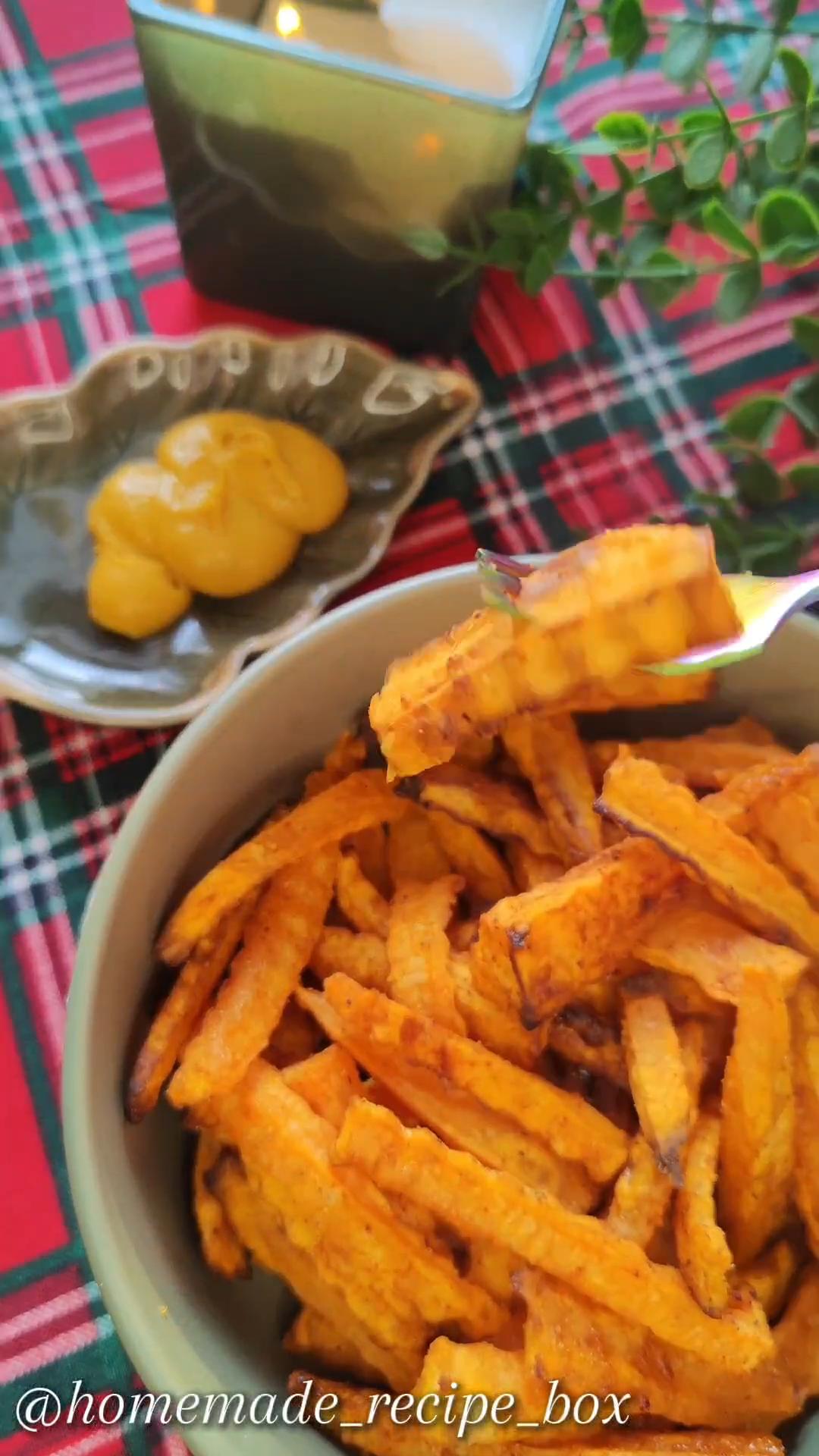 Дієтичний БАТАТ ФРІ в аерогрилі за 15 хвилин! Без солі, але неймовірно смачно **