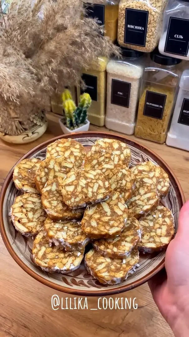 Десерт з дитинства - солодка ковбаса😋